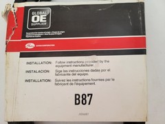 Gates B87 V-Belt 21/32″x90″ Universal A-Section V-Drive HVAC Compressor Industri