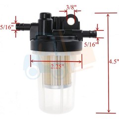 Fuel Filter Assembly & 2pcs Filter For Kubota B-Series 6A320-58862 6A320-58830