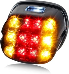 Smoked LED Rear Brake Tail Light Integrated Turn Signals Taillights Compatible