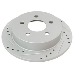 Rear Brake Kit Pads/Calipers/Rotors 99-05 Olds Pontiac Grand Semi-Metal 10.94