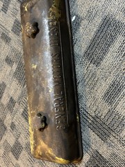 Vintage GM Diesel Steel Valve Cover Complete good Overall Condition General Mot.