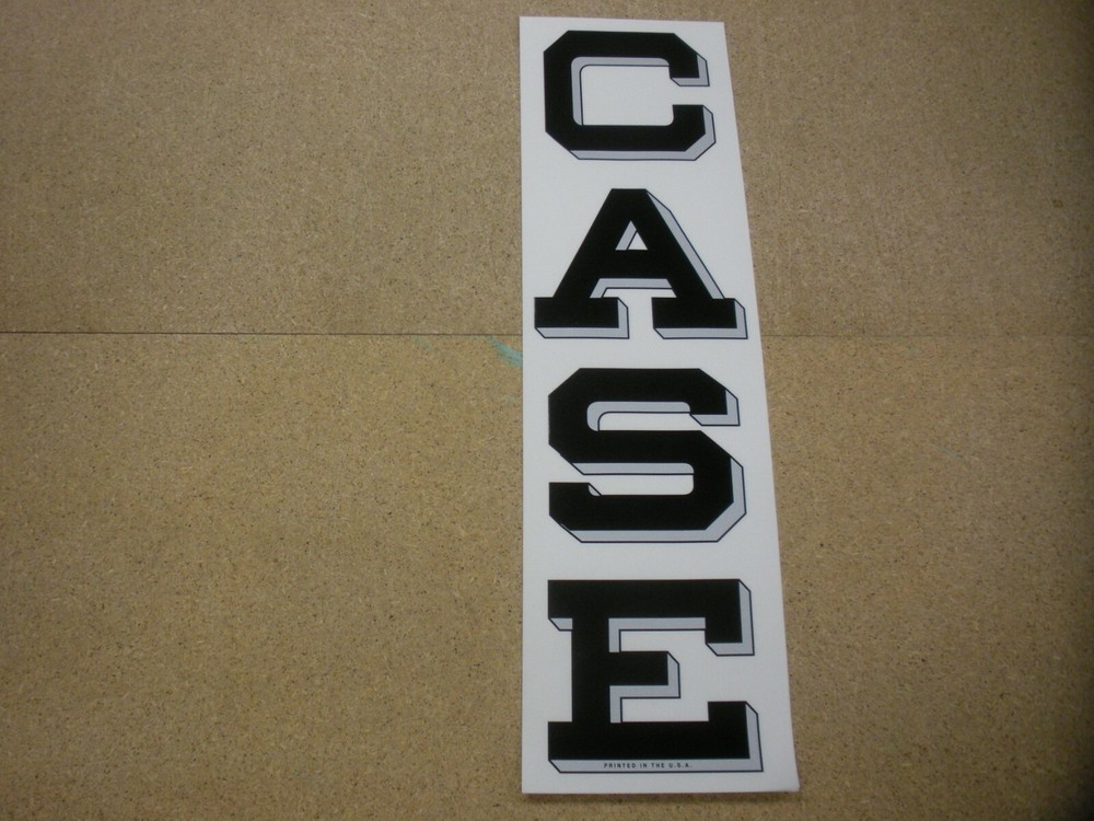 J I Case Decal 4 1/2 ” x 19 “NEW FREE SHIPPING