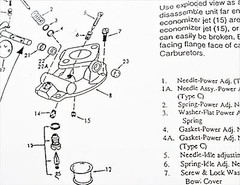 Carburetor Kit fits Continental F162 F163 Marvel TSX173 TSX391 TSX978 TSX979 P02