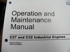 CAT Caterpillar C27 C32 INDUSTRIAL ENGINE PARTS OPERATION AND MAINTENANCE MANUAL