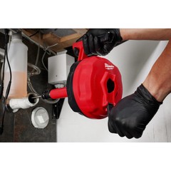 Milwaukee 48-2-57-60 25′ Dual Grip Hand Auger w/ Quick Switch Cable Lock