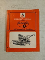 Allis Chalmers Gleaner G Self-Propelled Combine Operators Manual