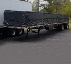 Super Light 14 Oz Lumber Tarp 16×18 (4′ Drop with 4′ x 8′ Flap) – Black