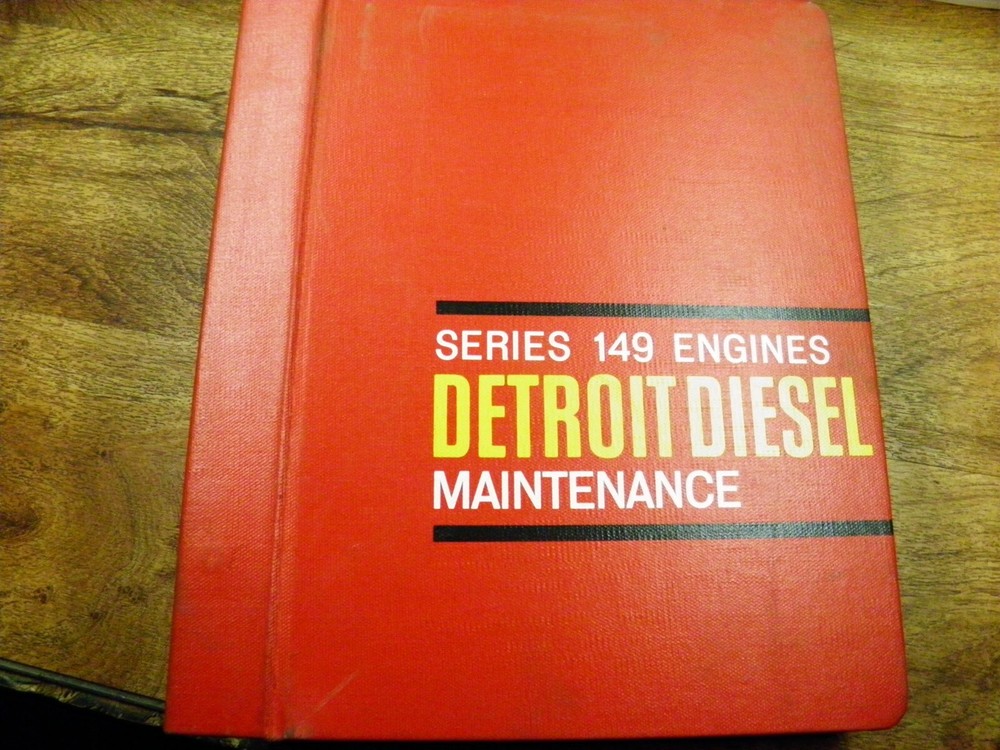GM GENERAL MOTORS DETROIT DIESEL 149 SERVICE MAINTENANCE MANUAL