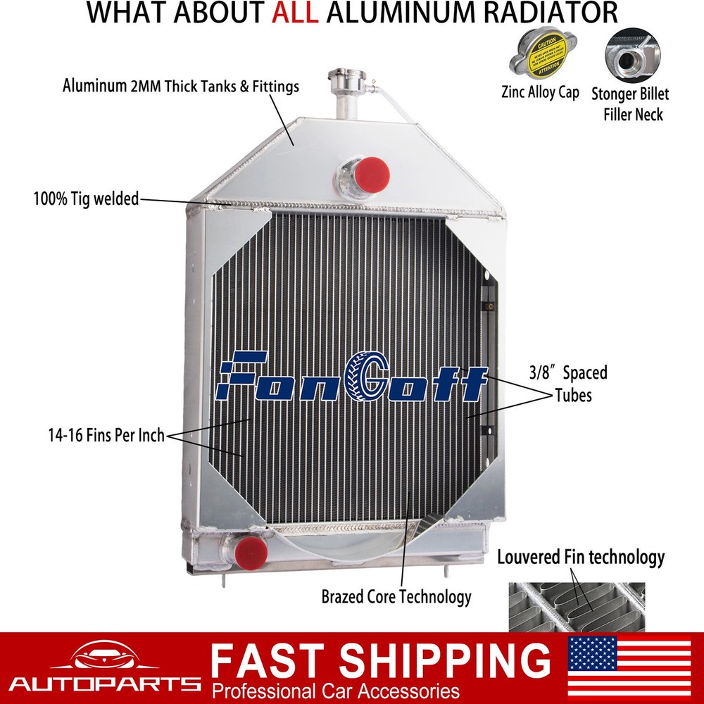 4 Row Radiator For Case 580C 584C 585C/586C/580C/584C/585C D77843 D89103/D89103