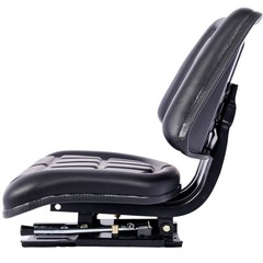 Seat w/ Backrest Black Slide Track Steel/PVC Compact Mower