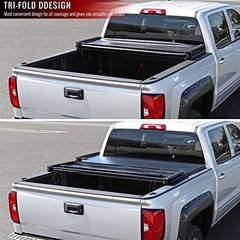Fits 09-21 5’8″/ 5.7’/ 68″ Short Bed Trifold Tonneau Cover