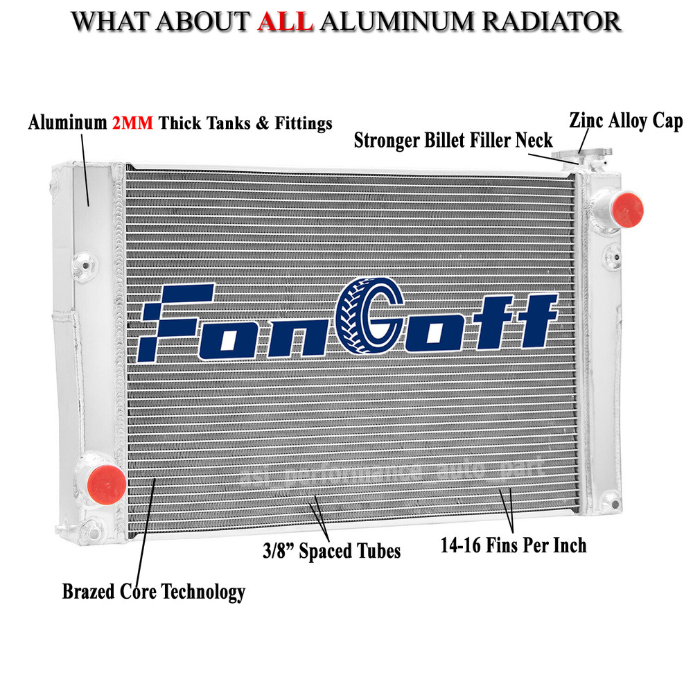 4 Row 70mm Aluminum Radiator for Case New Holland Skidsteer 47946380/ 47362351