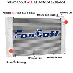 4 Row 70mm Aluminum Radiator for Case New Holland Skidsteer 47946380/ 47362351