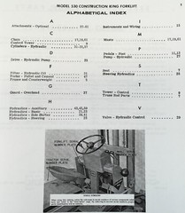 J I Case 530 Forklift Ck Construction King Parts Catalog Manual No. A918