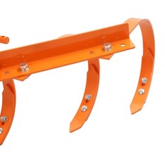 Category 1&3 Point Quick Hitch Cultivator w/ 6 Spring Steel Shanks Tow bebhind