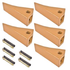 5 Pack Bucket Teeth with Flex Pins Metal Use with Any 23 & 230 Series Adapters