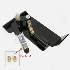 Universal Weld-On Skid Steer Quick Attach Bucket Conversion Adapter Latch Plates