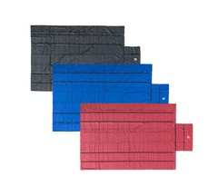 16’x27′ Flatbed Truck Waterproof Tarps – 18Oz Vinyl Blue Steel Tarp (4′ Drop)