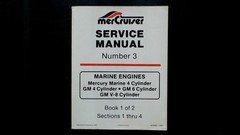 MerCruiser Service Manual Number 3 90-96683 1988 Marine Engine Repair Book 1