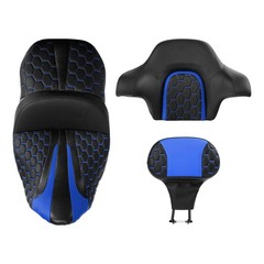 Gel Cushion Rider Backrest Tour Pack Trunk Pad fits 09-23 Road King Street Glide