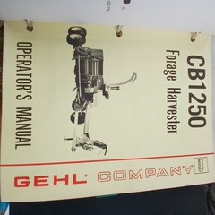 GEHL AGRICULTURE SERVICE OWNERS MANUAL BINDER OF Over 30 MIXED MANUALS