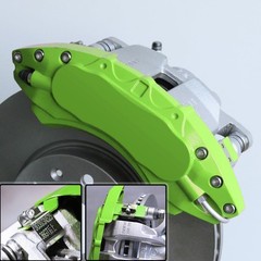 Green Aluminum Brake Caliper Covers Toyota Tundra 2007-2021 Front Rear