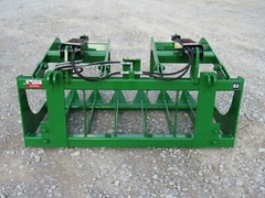 60″ Dual Cylinder Root Grapple Bucket Attachment Fits John Deere Tractor Loader