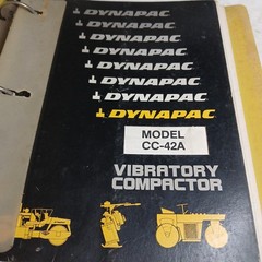 Dynapac CC42A Compactor Parts Catalog & Shop Service Repair Manual