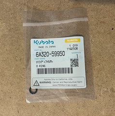 NEW GENUINE KUBOTA DIESEL FUEL FILTER CARTRIDGE ELEMENT (6A320-59930) & O-ring