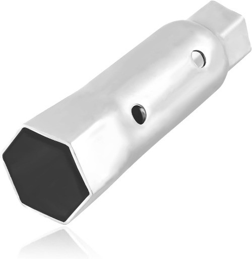 Dual Hex Anode Rod Removal Tool, 1-1/16 in x 1-1/2 in x 6 in Water Heater Elemen