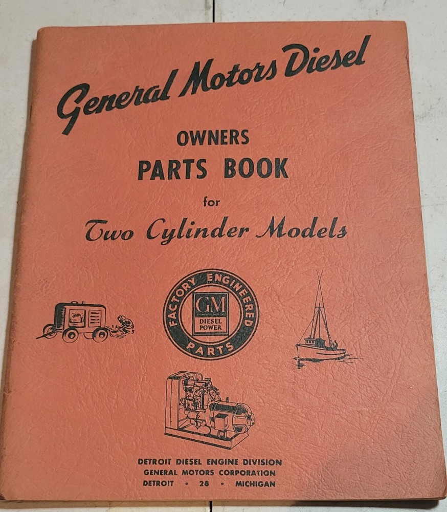 GM GENERAL MOTORS DIESEL SERIES 71 PARTS BOOK