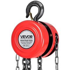 Hand Chain Hoist,1 Ton 2200 lbs Capacity,Manual Chain Block w/Upgrade G70 Galvan