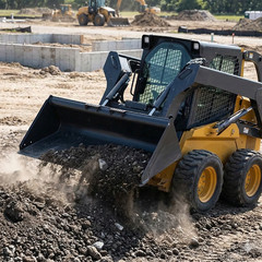 Heavy Duty Skid Steer Bucket – Universal Loader Bucket | 66″, 72″, 78″, 84″