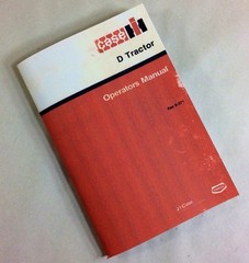 Ji Case D Tractor Operators Owners Manual Dc-3 Dc-4 Ds D Do Series Operation
