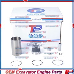 TP 4D84-3 4D84E-3 Cylinder Liner Kit & Pis Kit for Yanmar B6-3 Excavator komatsu