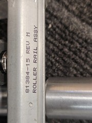 (QTY 2) Ancra International 81384-15 1-1/4″ Roller Rail Assembly