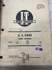 Lot Of 5 Dealer Shop Service Manuals Tractor JI Case 930 I&T 1270 730 430& More