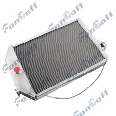 4 Row 70mm Tractor Full Aluminum Radiator For John Deere 4440 AR79501 RE21897