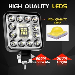 2x 3.3INCH Forklift LED Work light Fit Case IH 7110,7120,7130,7140,7150 Tractors