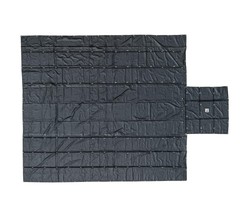 24’x27′ Flatbed Trailer Heavy Duty Tarp – 18Oz Vinyl Black Lumber Tarp (8′ Drop)