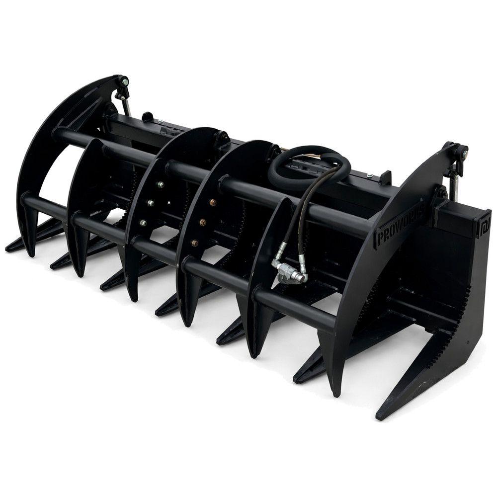 Proworks 72″ Root Rake Clam Grapple Attachment Compact Tractor Loader Skid Steer