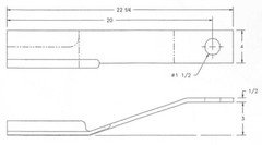 401-0179S Blade Pair, 5′ HS Modern