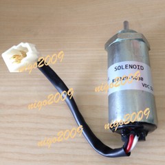 12V Solenoid Valve for Isuzu Engine 3LD1 3LD2 4LE1 3LB1 4LB1 SumitomoSH55 Digger