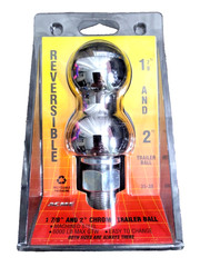 Acme Reversible 1 7/8 & 2″ Chrome Trailer Ball 6000 Lb Max
