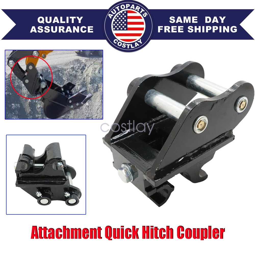 Fits For Mini Excavators 1 Ton to 1.5 Ton Attachment Quick Hitch Coupler
