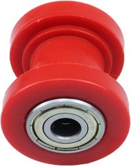 Red 8mm Chain Tensioner Guide Roller Pulley for 125cc 140c Color: RedSize: 8mm