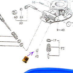 Carburetor Idle jet fits Marvel Schebler TSX142 TSX151 TSX161 TSX173 TSX194 CU4