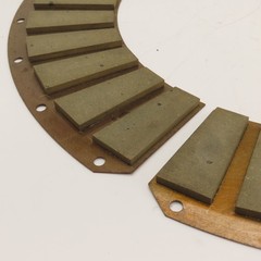 228041 032712 26-1/2″ Machine Disc Clutch Brake Friction Pad 004210138 Set Of 4