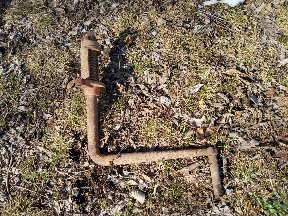 JI Case Model LA Tractor Hand Starting Crank Original Part Used Heavy 4488 A