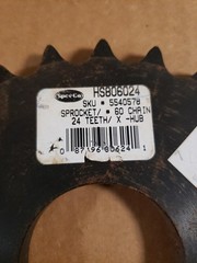 SpeeCo HS806024 Sprocket/#60 Chain, 24 Teeth/X -HUB, 5540578